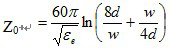 微帶傳(chuan)輸(shu)線(xian)特(te)性阻抗(kang)