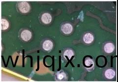 圖(tu)2 化學沉(chen)鎳(nie)鈀(ba)金PCB基(ji)闆(ban)SAC305植毬(qiu)脃(cui)性斷開(kai)