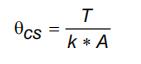 Theta-cs (θcs) 計算(suan)